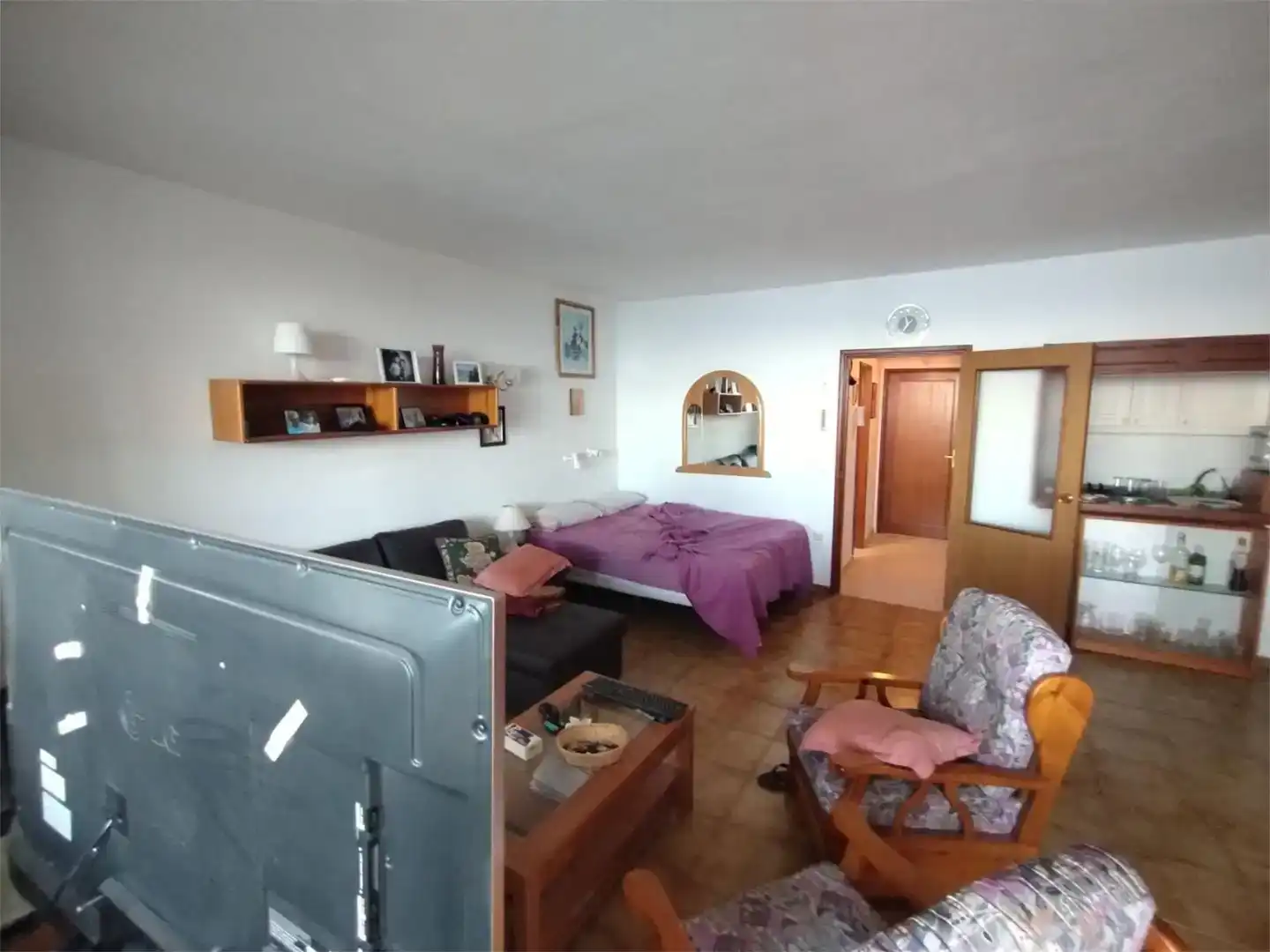 Wohnzimmer von Wohnung zur Miete in La Matanza de Acentejo mit Schwimmbad