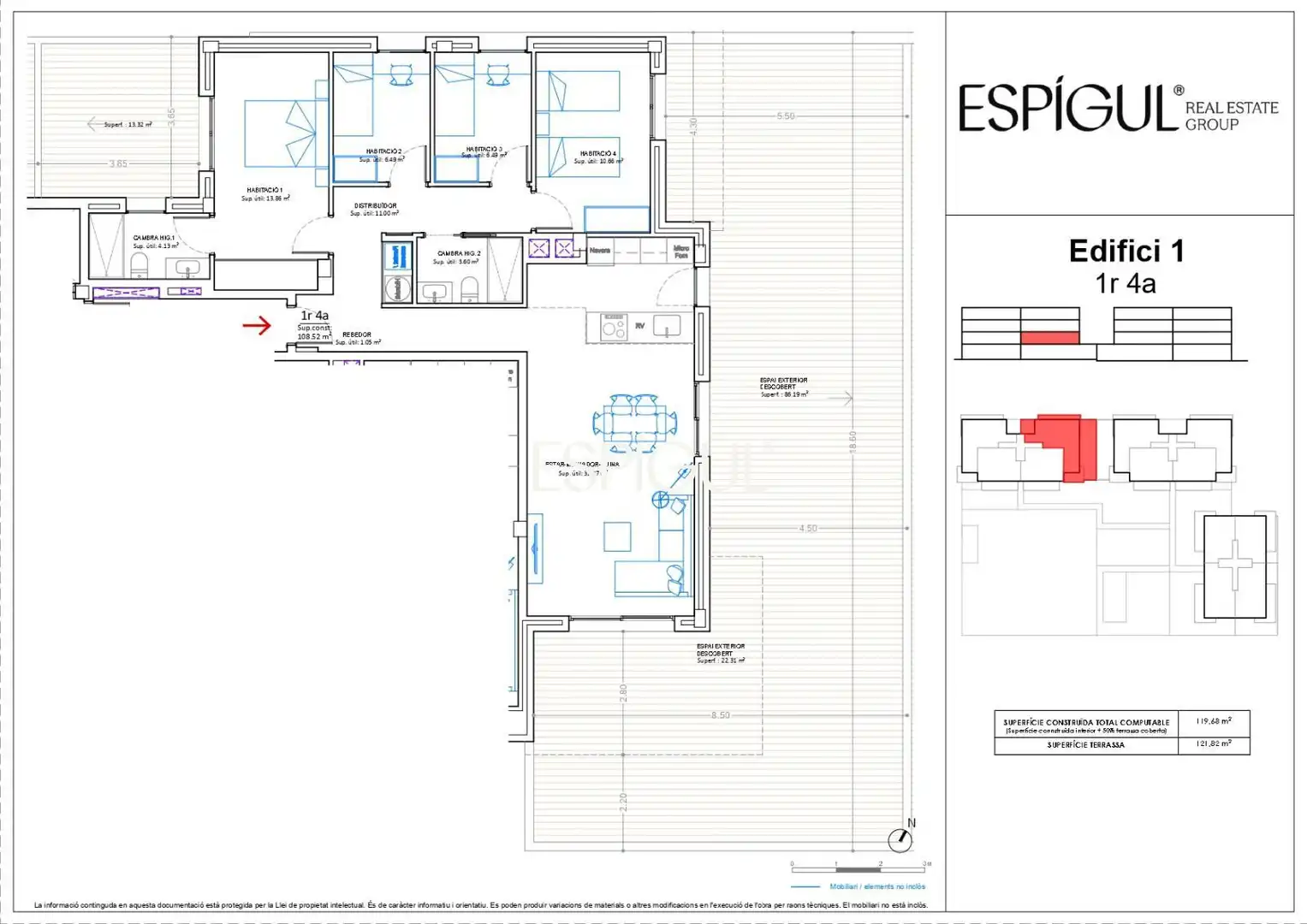 Flat with terrace for sale in Caterina Albert 2, imagen 11