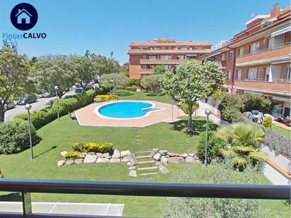Swimming pool of Flat for sale in Sant Cugat del Vallès  with Air Conditioner, Heating and Parquet flooring