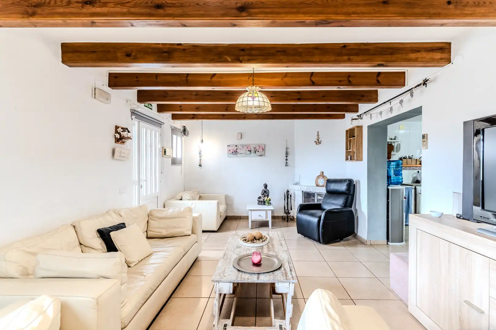 Sala de estar de Casa o chalet en venta en Amposta con Aire acondicionado, Calefacción y Jardín privado