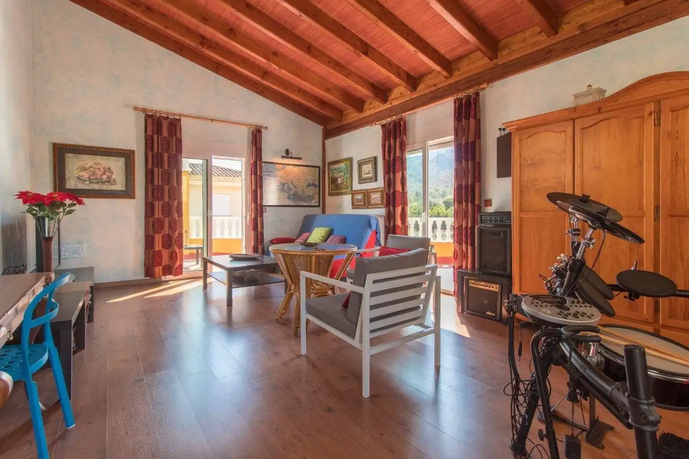 Sala d'estar de Casa o xalet en venda en Orihuela amb Calefacció, Jardí privat i Terrassa
