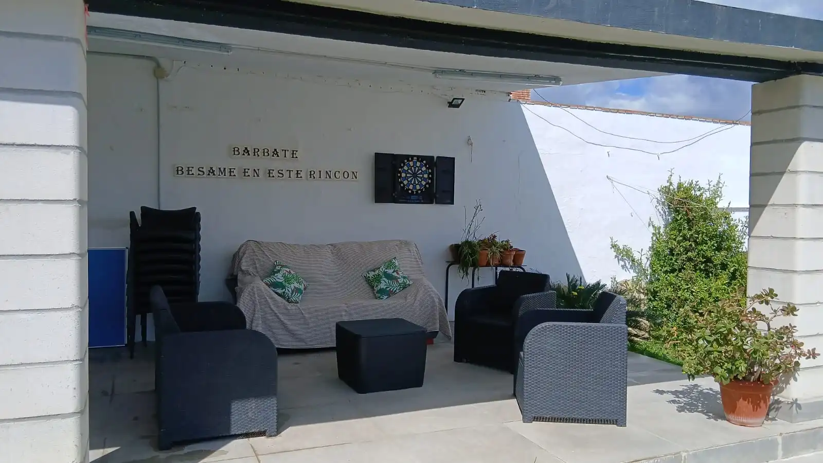 Terraza de Casa o chalet de alquiler en Barbate con Aire acondicionado, Calefacción y Jardín privado