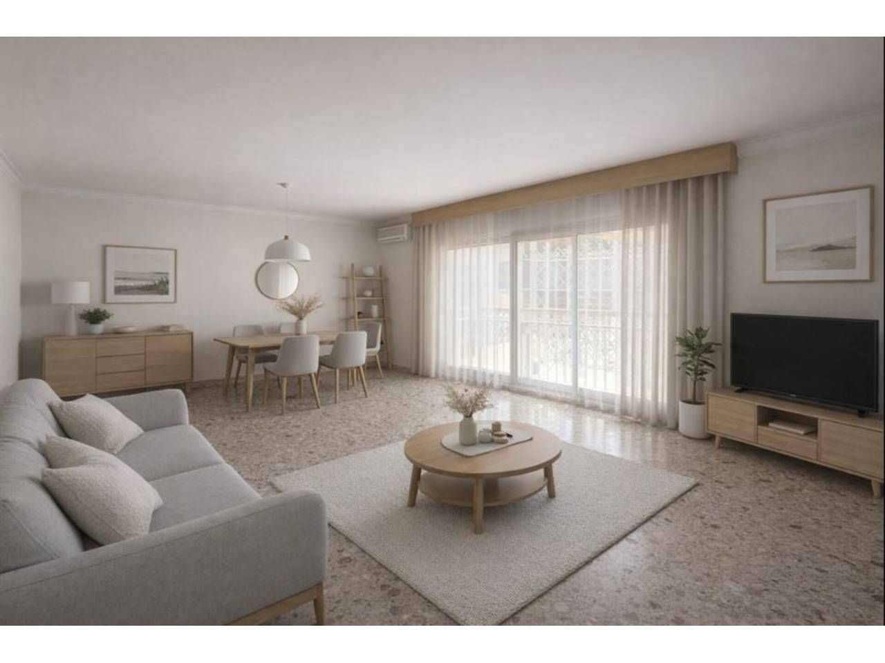 Sala d'estar de Casa adosada en venda en Montornès del Vallès amb Aire condicionat, Calefacció i Jardí privat