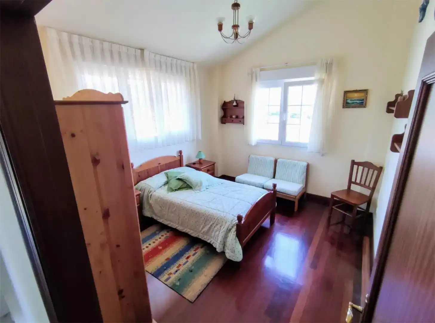 Bedroom of Flat for sale in Argoños   with Private garden, Parquet flooring and Furnished