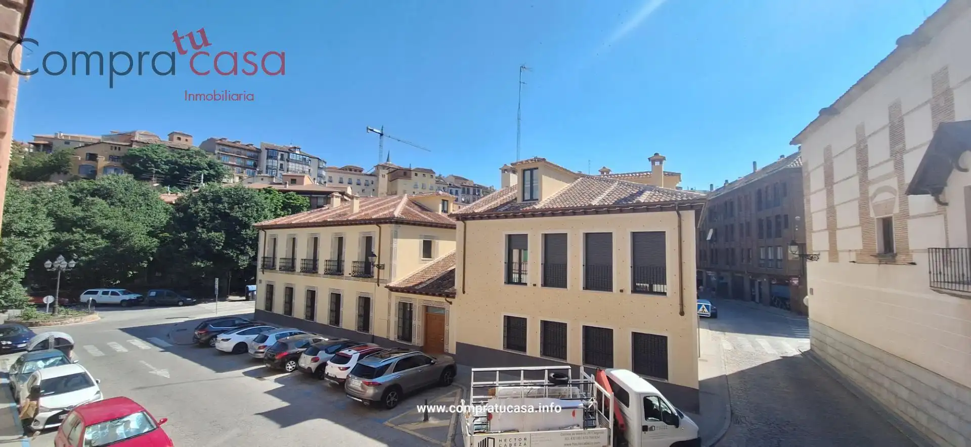 Vista exterior de Pis en venda en Segovia amb Calefacció, Parquet i Traster
