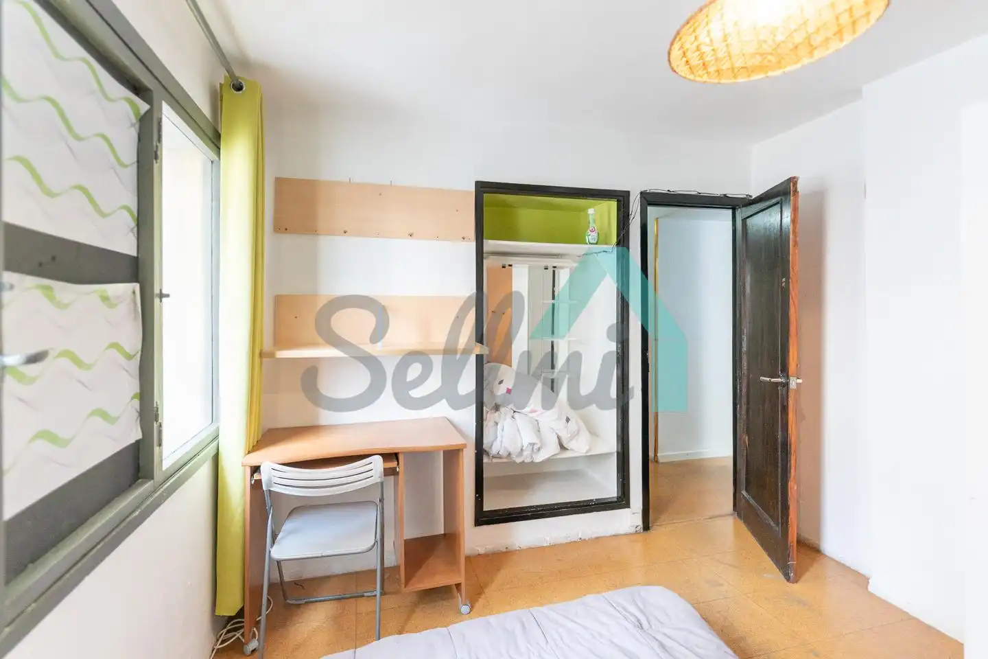 Schlafzimmer von Wohnung zur Miete in Gijón  mit Heizung, Terrasse und Möbliert
