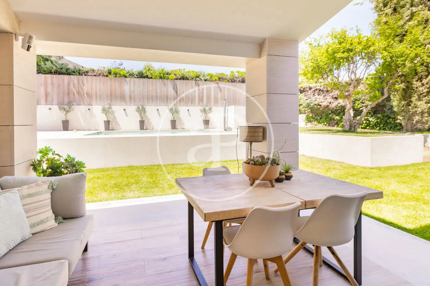Terrasse von Haus oder Chalet zum Verkauf in Pozuelo de Alarcón mit Klimaanlage, Heizung und Privatgarten