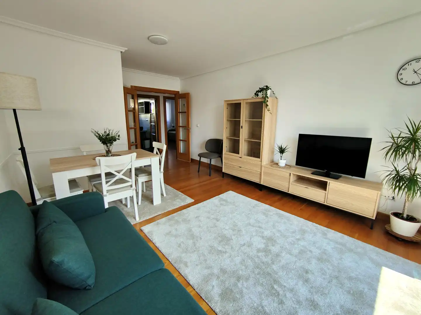 Sala de estar de Piso de alquiler en Santander con Calefacción, Parquet y Trastero