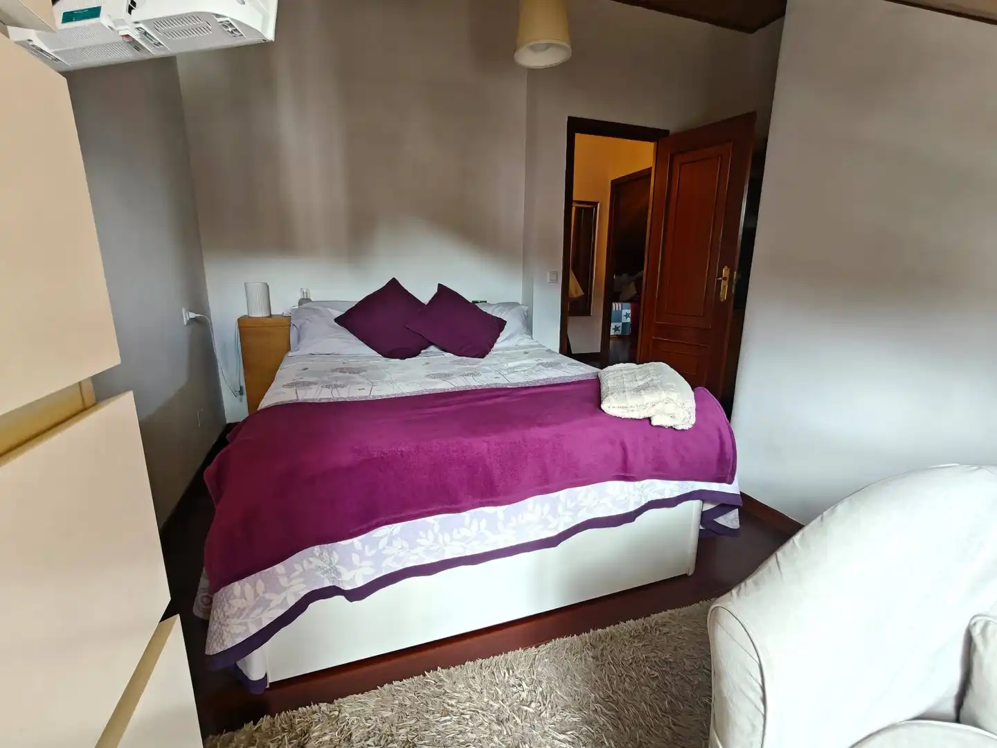 Schlafzimmer von Maisonette zum Verkauf in Ames mit Abstellraum, Möbliert und Gemeinschaftspool