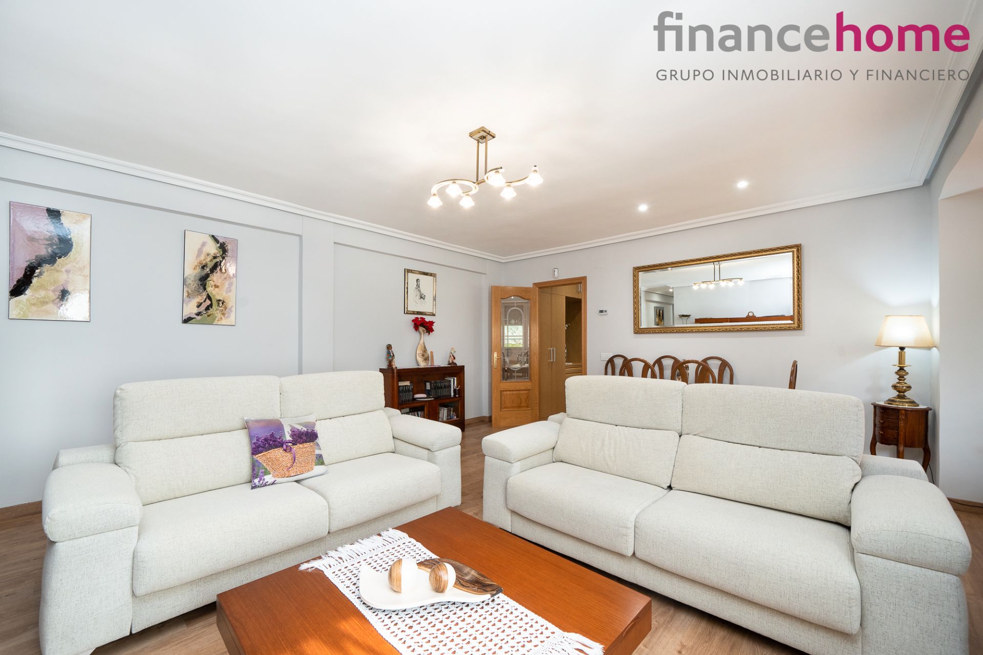 Living room of Flat for sale in  Madrid Capital  with Heating, Furnished and Alarm