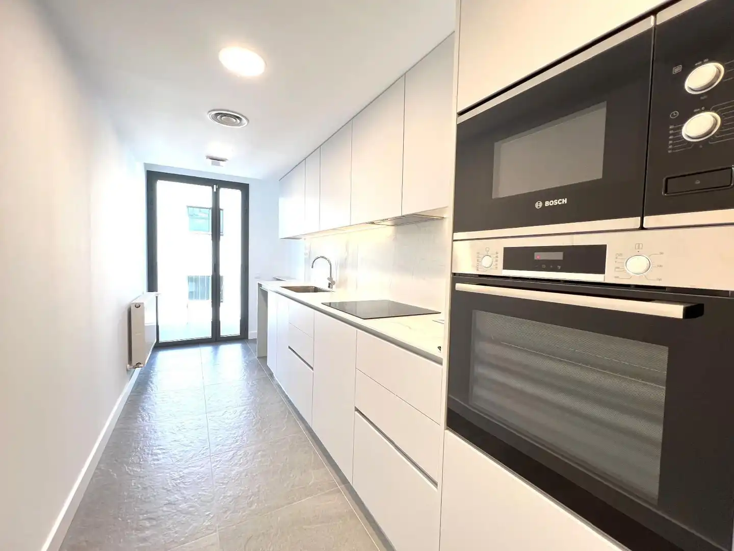 Kitchen of Attic for rent in Girona  with Air Conditioner, Terrace and Storage room