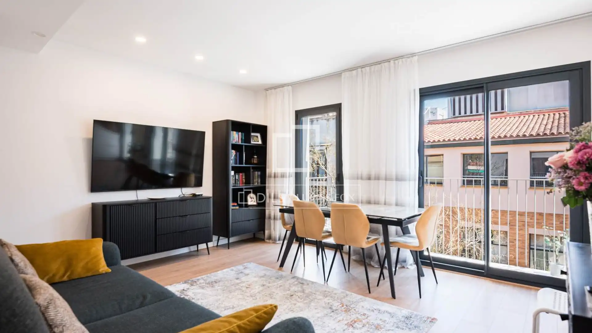 Sala de estar de Piso en venta en Sant Cugat del Vallès con Aire acondicionado, Calefacción y Terraza