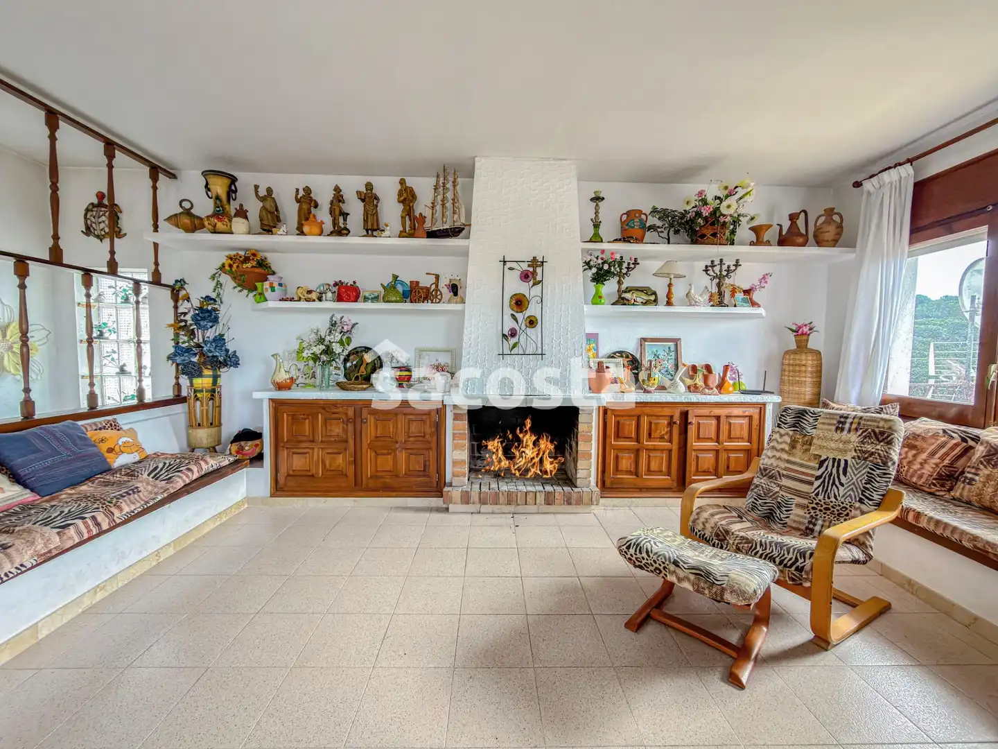 Sala de estar de Casa o chalet en venta en Lloret de Mar con Calefacción, Jardín privado y Trastero