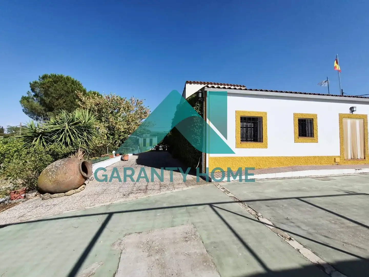 Exterior view of Houses for sale in Casar de Cáceres  with Air Conditioner, Private garden and Terrace