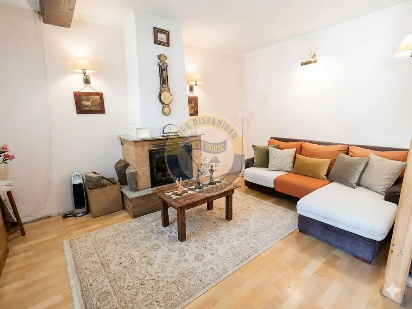Sala de estar de Finca rústica en venta en Vigo  con Calefacción, Trastero y Piscina