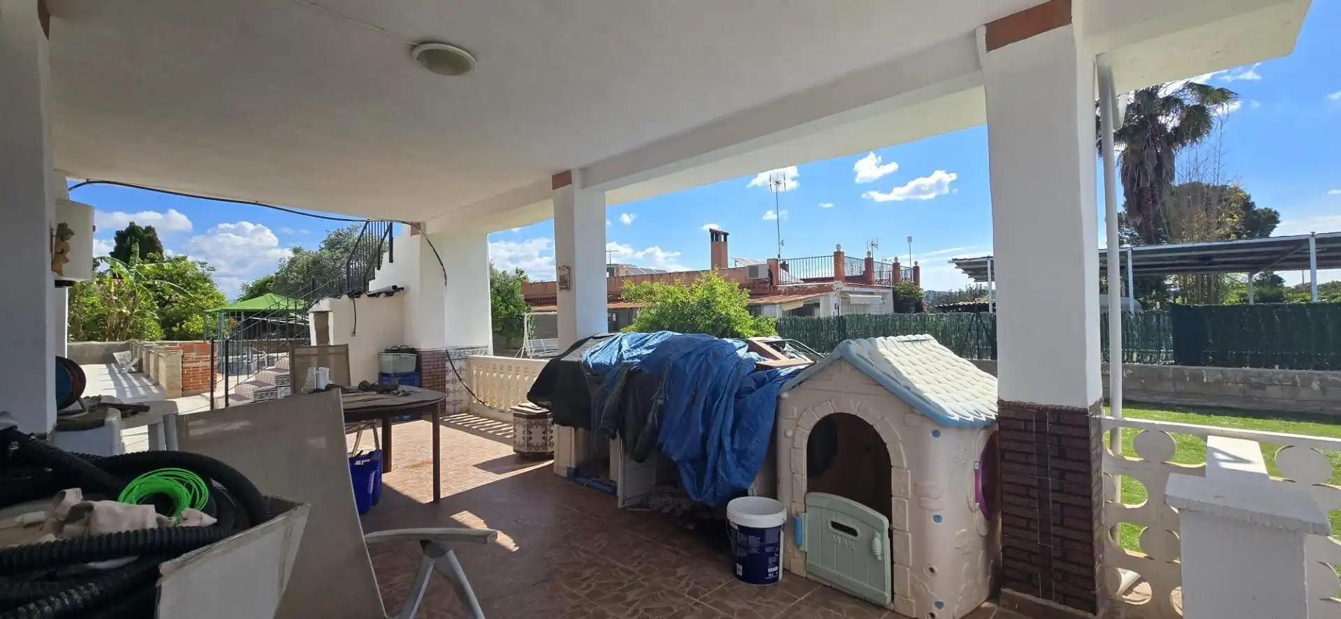 Terraza de Casa o chalet en venta en Llíria con Jardín privado, Terraza y Piscina comunitaria