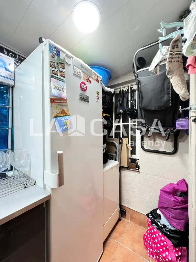 Kitchen of Flat for sale in Badalona  with Balcony