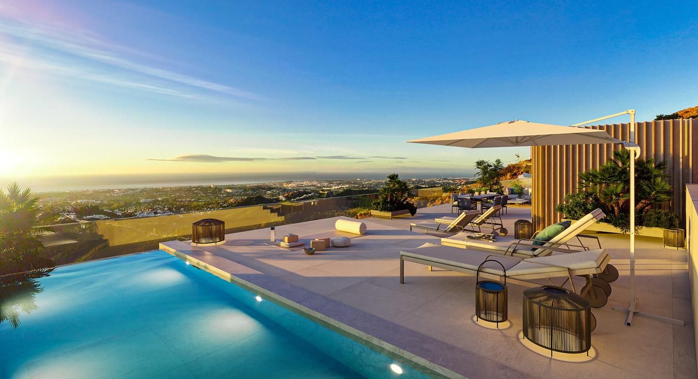 Terrassa de Àtic en venda en Benahavís amb Aire condicionat, Calefacció i Jardí privat