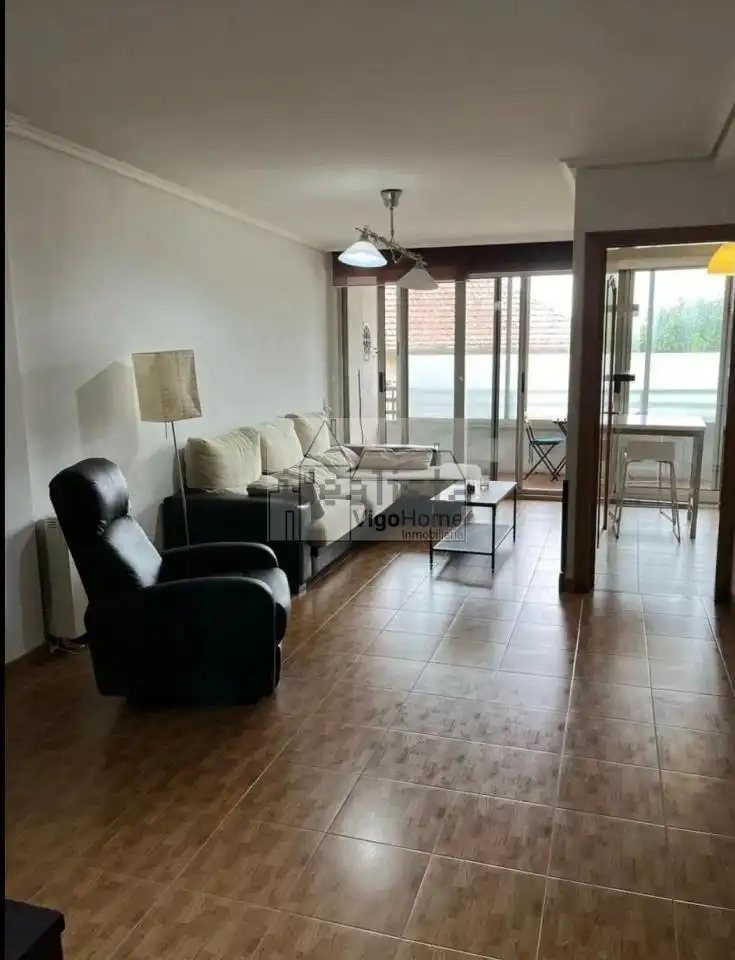 Living room of Flat for sale in Cangas   with Heating, Terrace and Storage room