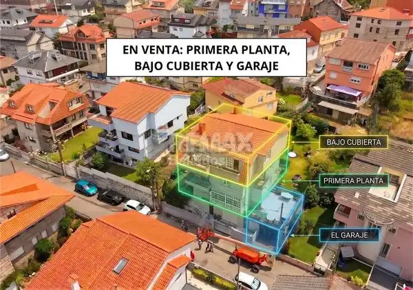 Vista exterior de Pis en venda en Redondela amb Calefacció, Terrassa i Traster