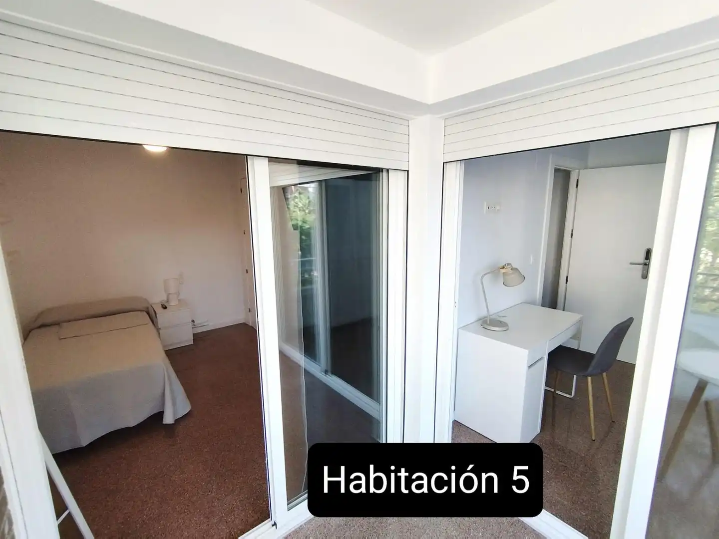 Habitación de Piso para compartir en Murcia con Aire acondicionado, Terraza y Amueblado