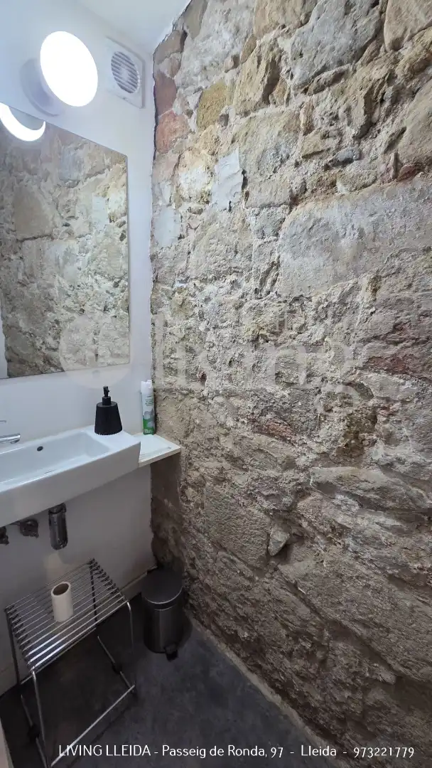 Bany de Local de lloguer en Lleida amb Aire condicionat, Calefacció i Moblat