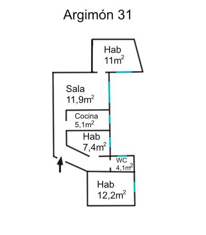 Piso en Venta en Carrer d'Argimon en El Carmel