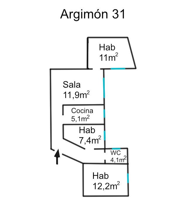 Flat for sale in Carrer d'Argimon, El Carmel
