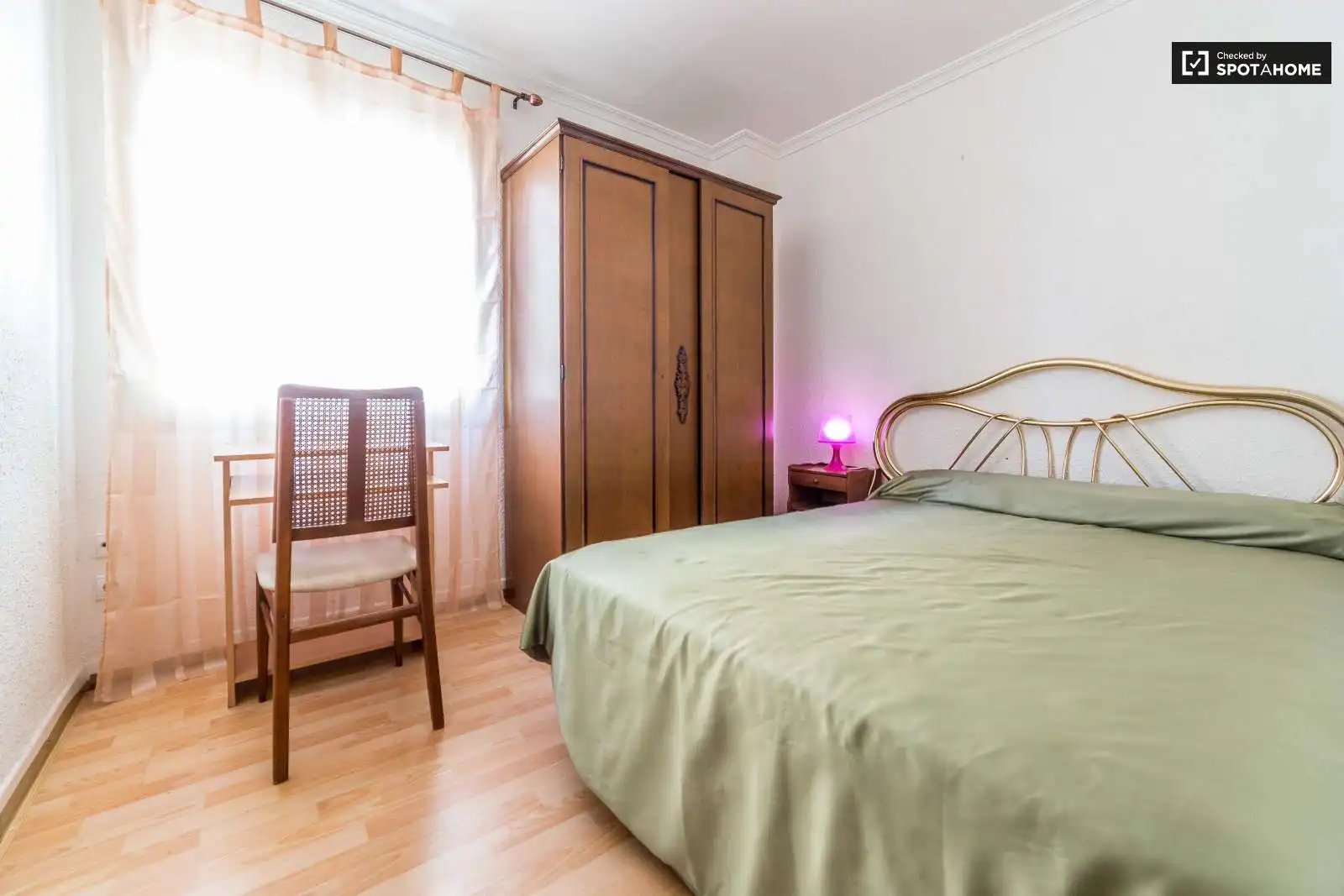 Habitación de Piso para compartir en Valencia con Aire acondicionado, Terraza y Amueblado