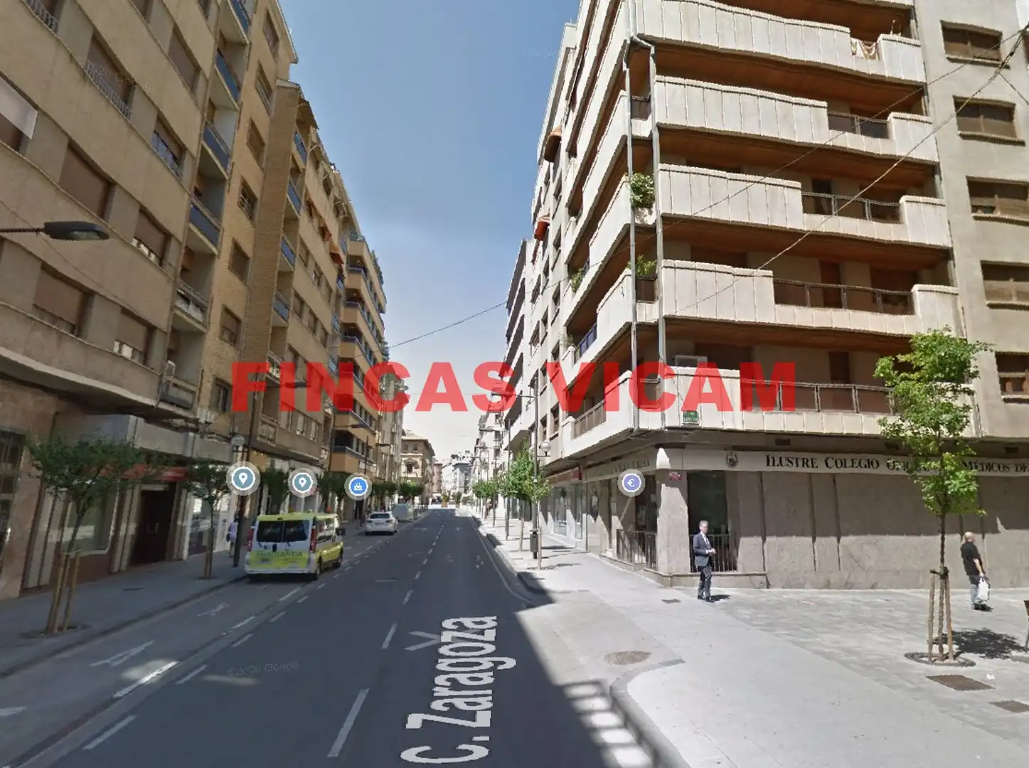 Außenansicht von Wohnung zur Miete in Huesca mit Heizung, Parkett und Terrasse