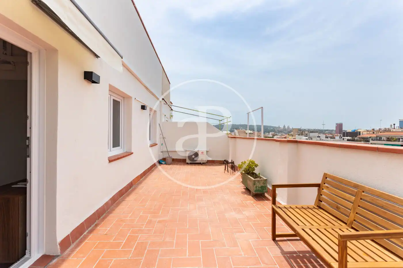 Terrace of Flat for rent in Barcelona  with Air Conditioner, Heating and Terrace