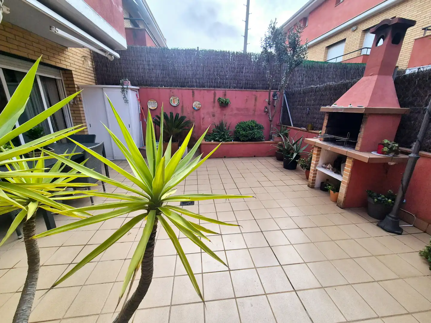 Terraza de Casa adosada en venta en Malgrat de Mar con Aire acondicionado, Calefacción y Jardín privado