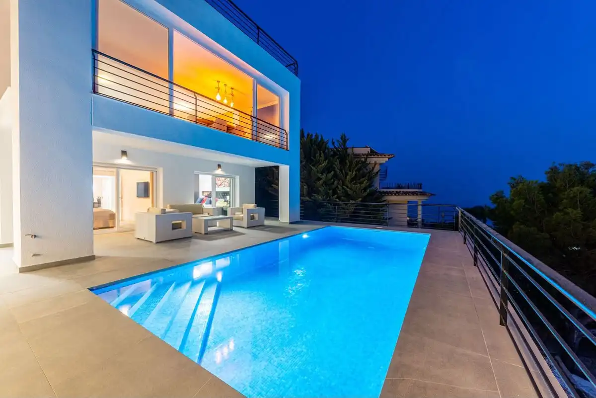 Piscina de Casa o chalet de alquiler en Altea con Aire acondicionado, Piscina y Amueblado