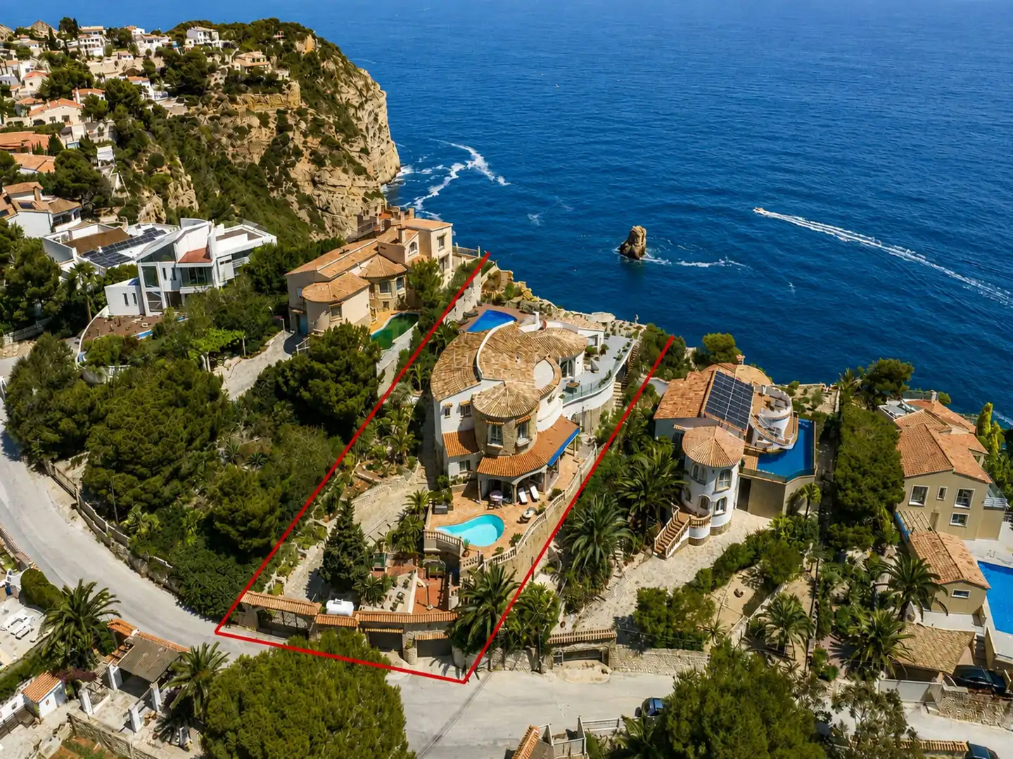 Vista exterior de Casa o chalet en venta en Jávea / Xàbia con Aire acondicionado, Calefacción y Jardín privado