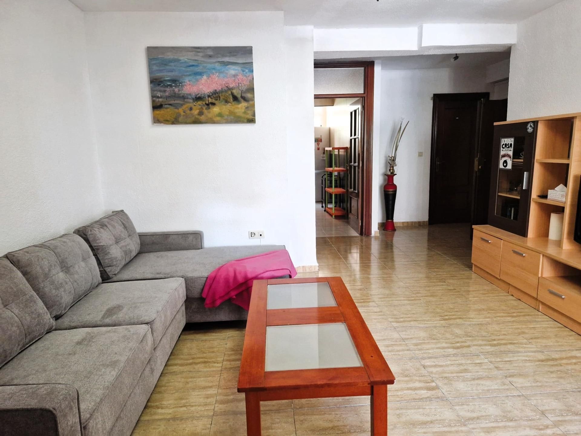 Living room of Flat to rent in  Granada Capital  with Heating and Terrace