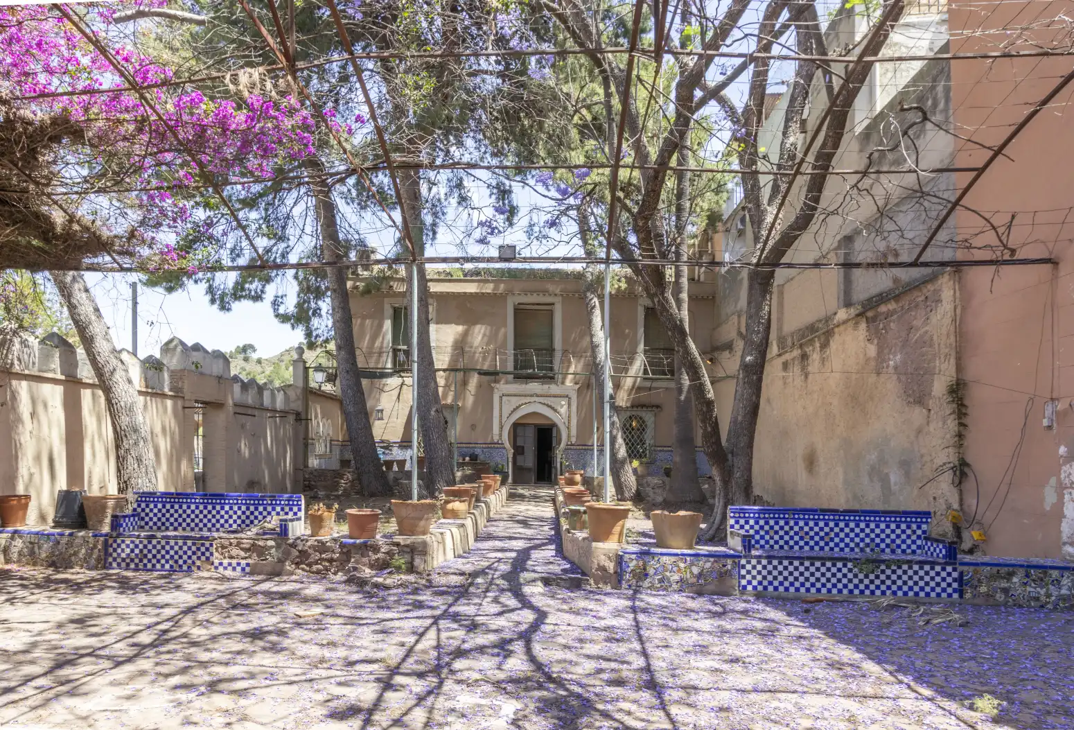 Vista exterior de Casa adosada en venda en Náquera amb Jardí privat i Piscina