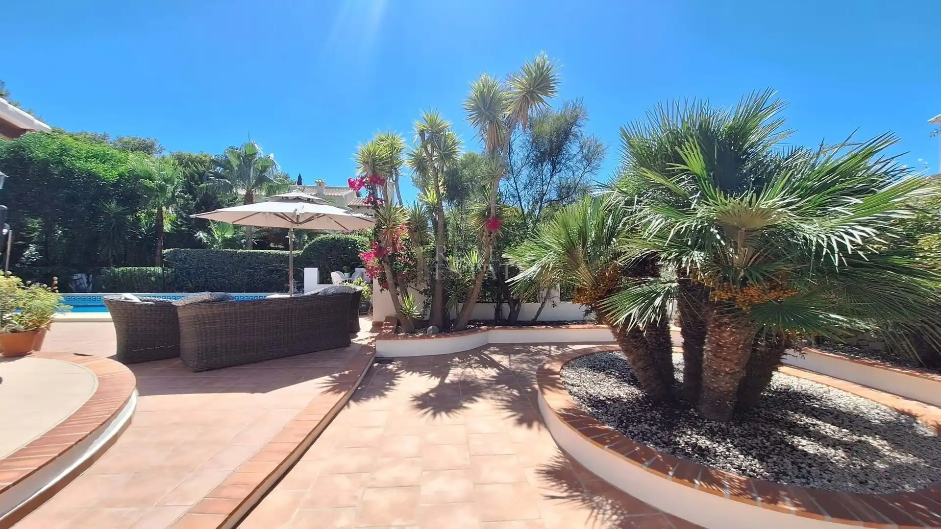 Jardín de Casa o chalet en venta en Jávea / Xàbia con Aire acondicionado, Calefacción y Terraza