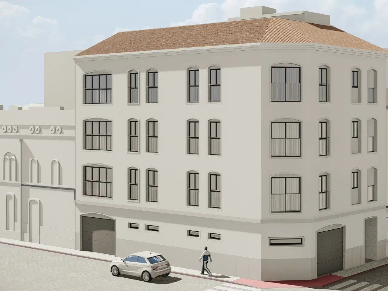 Außenansicht von Wohnung zum Verkauf in Sueca mit Klimaanlage und Heizung