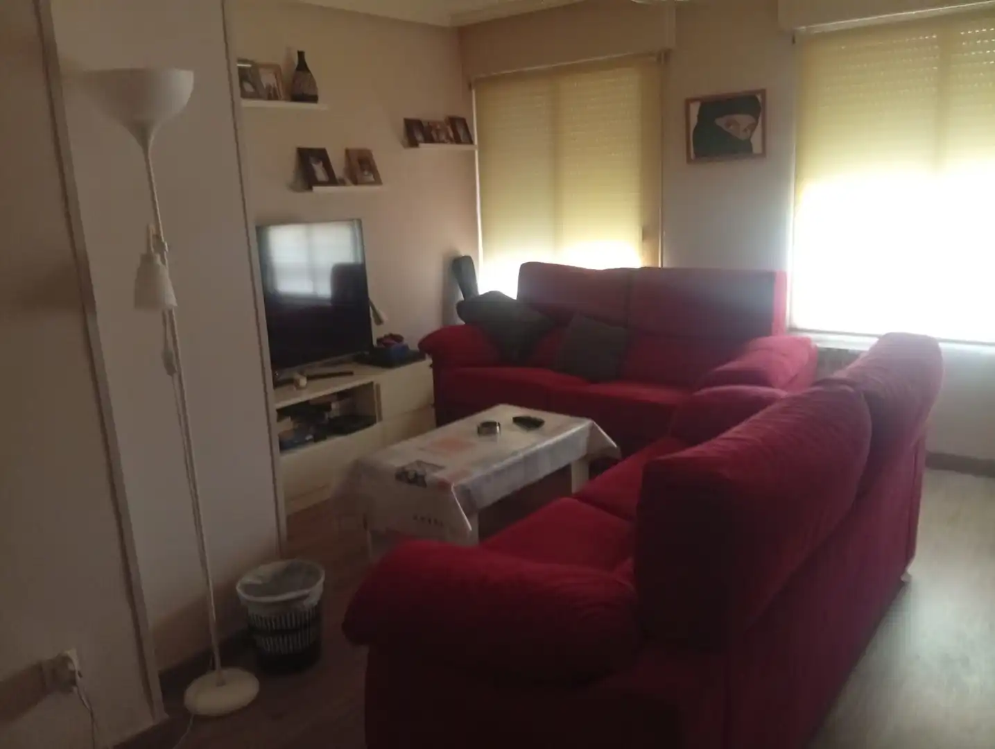 Living room of Flat for sale in Cabezón de Pisuerga  with Heating, Parquet flooring and Furnished