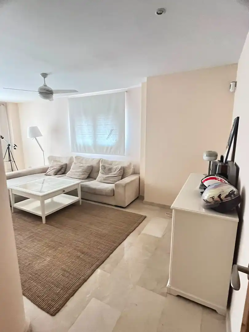 Sala d'estar de Apartament en venda en Jávea / Xàbia amb Aire condicionat, Calefacció i Terrassa