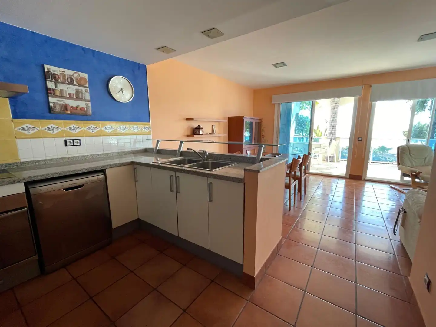 Kitchen of Apartments for sale in Alcanar  with Air Conditioner, Private garden and Terrace
