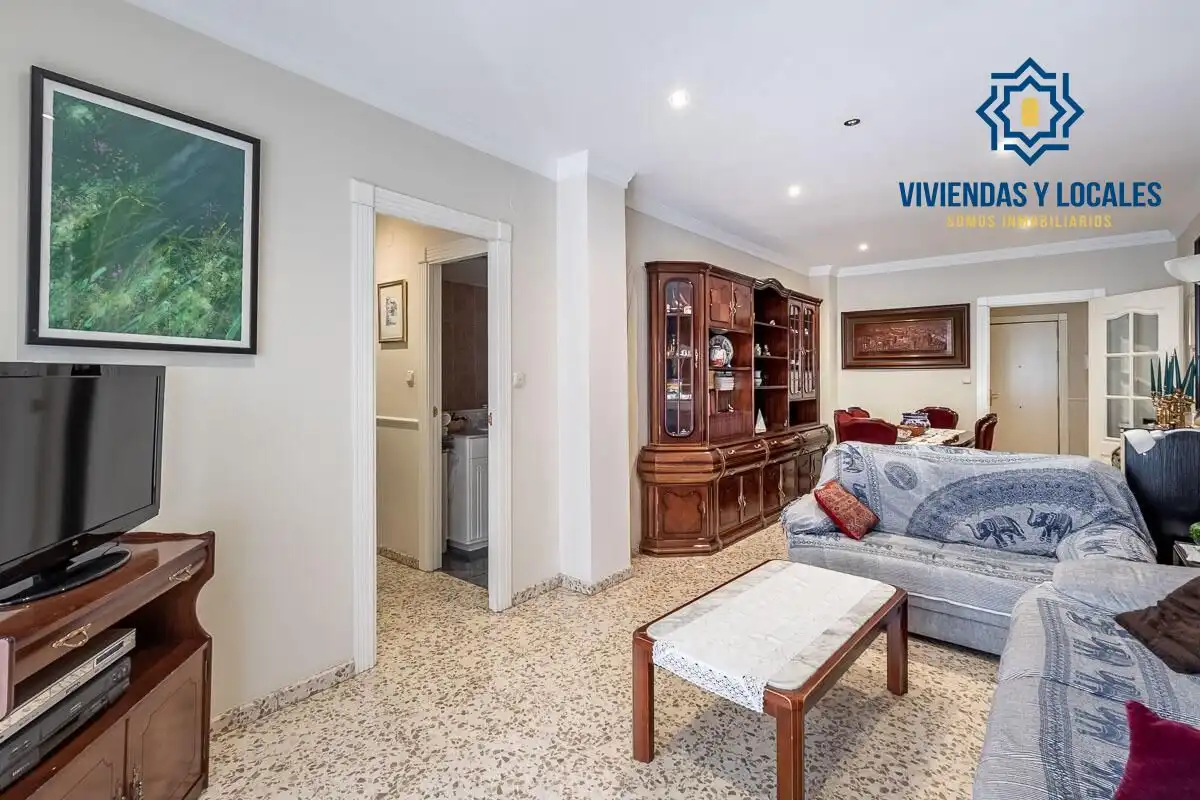 Living room of Flat for sale in Granada  with Heating and Terrace