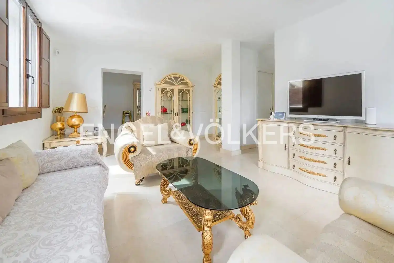 Sala d'estar de Casa o xalet de lloguer en Madrid amb Calefacció i Terrassa