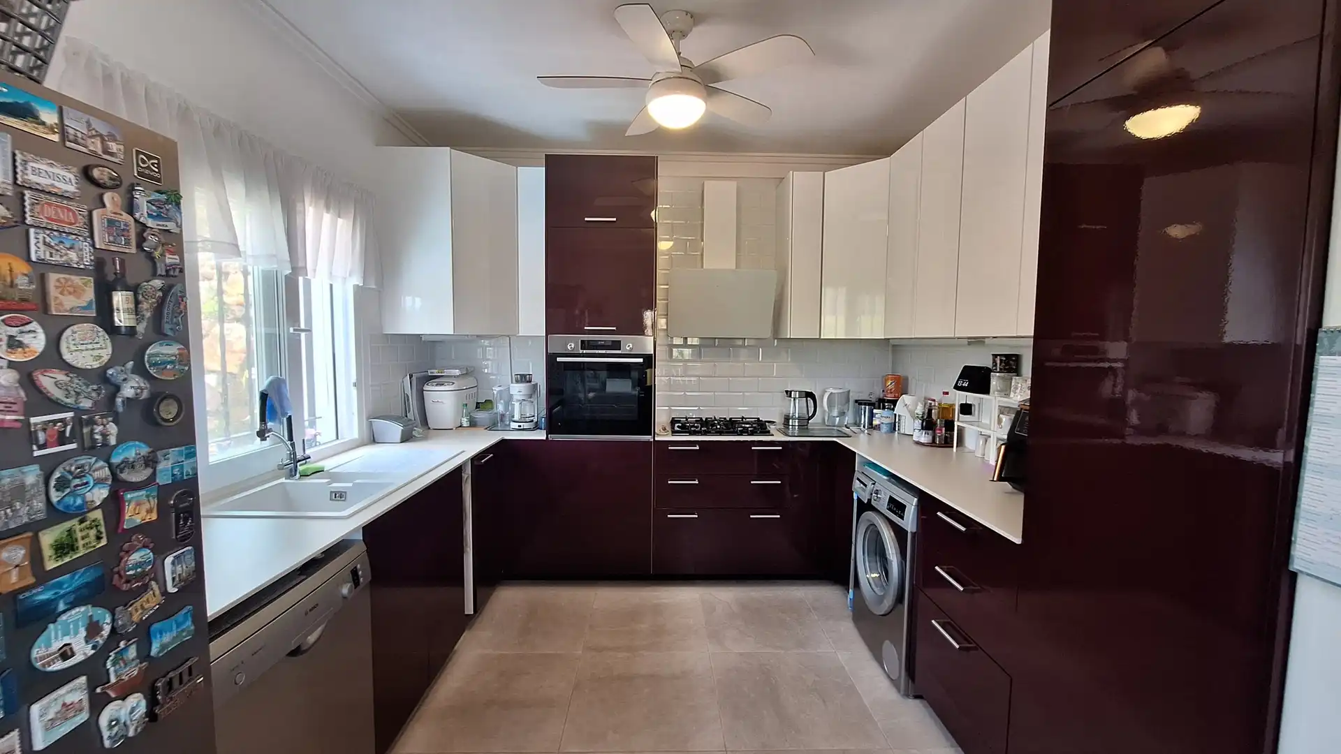 Kitchen of Houses for sale in El Ràfol d'Almúnia  with Air Conditioner, Heating and Terrace