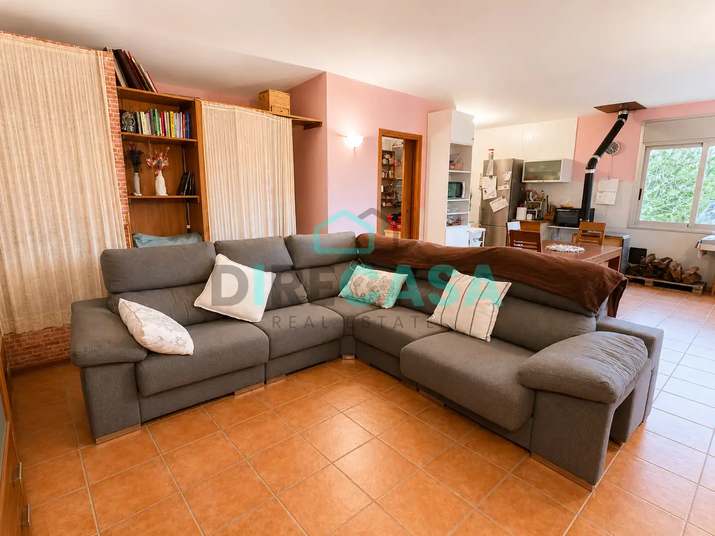 Sala de estar de Casa o chalet en venta en Sant Pere de Vilamajor con Calefacción, Jardín privado y Terraza