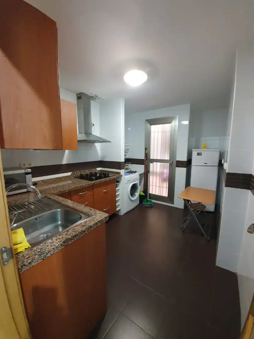 Kitchen of Flat for rent in Santa Fe  with Air Conditioner, Furnished and Washing machine