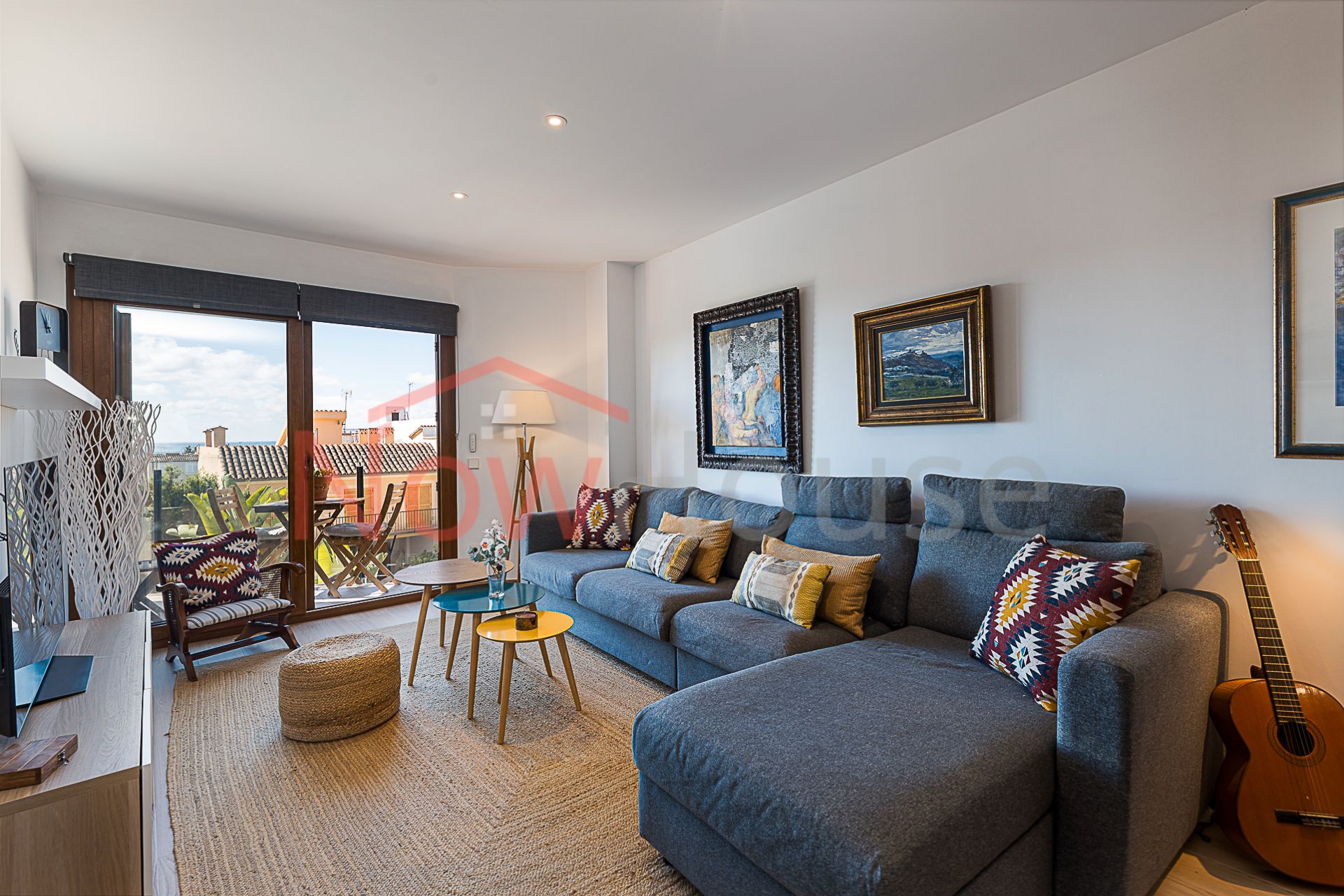 Living room of Flat for sale in  Palma de Mallorca  with Air Conditioner, Heating and Terrace