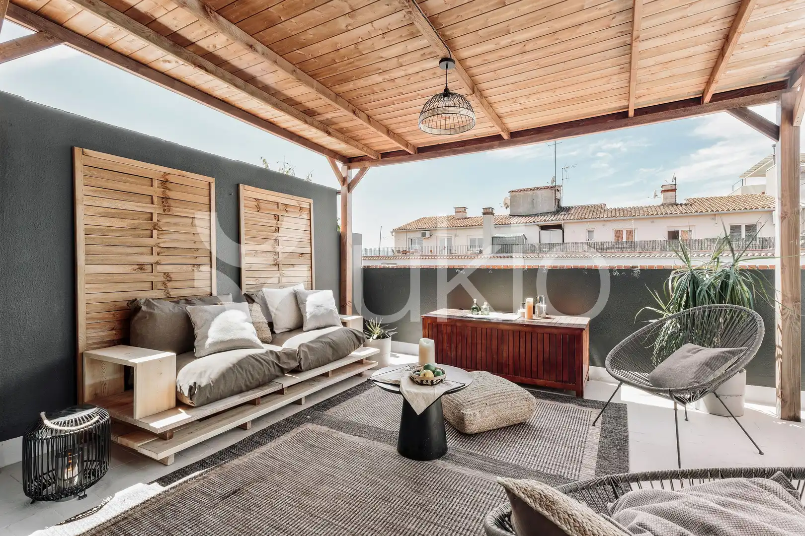Terrassa de Apartament de lloguer en Barcelona amb Aire condicionat, Calefacció i Terrassa