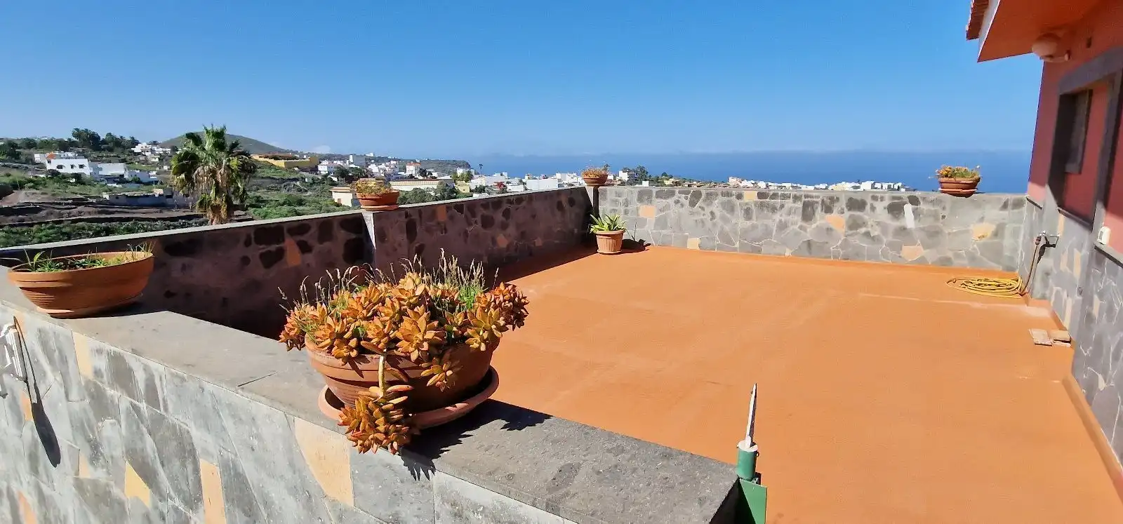 Terraza de Casa o chalet en venta en Firgas con Jardín privado, Piscina y Amueblado