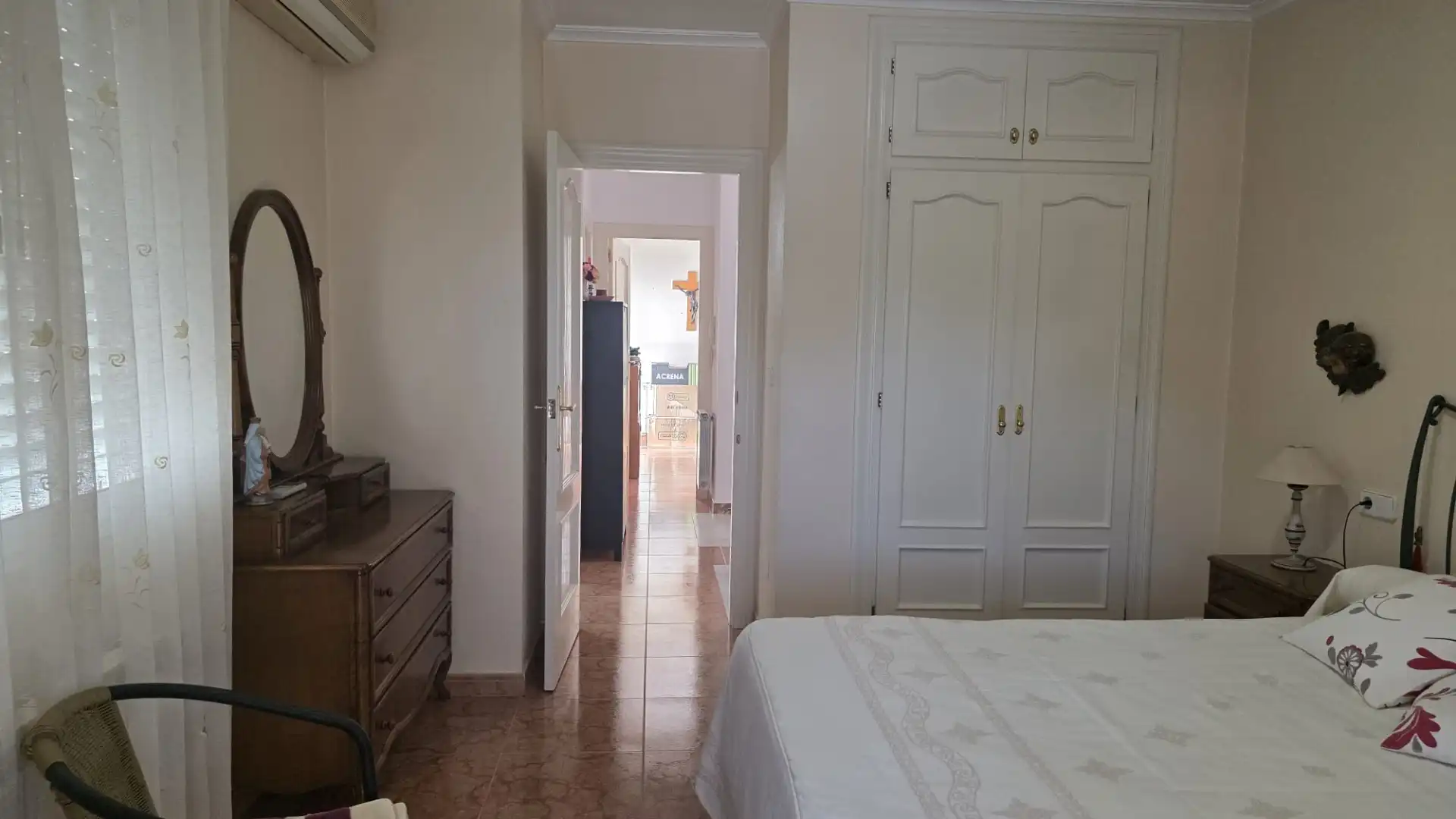Schlafzimmer von Einfamilien-Reihenhaus zum Verkauf in San Javier mit Klimaanlage, Heizung und Privatgarten